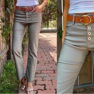 Bevy Flog Ronit Army Green Stripe Size 25